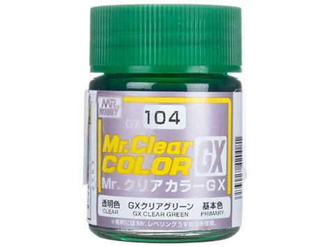 Mr Clear Color GX104 Clear Green from Mr Hobby. Airbrushing, craft and ...