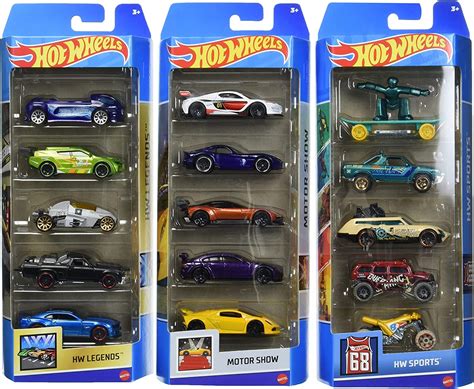 Hot Wheels Set De Carritos Tem Ticos Pamipeque