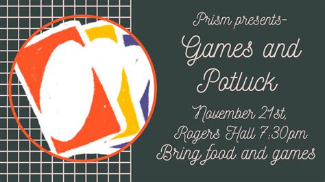 Prism Game Night and Potluck – Kentucky Wesleyan College