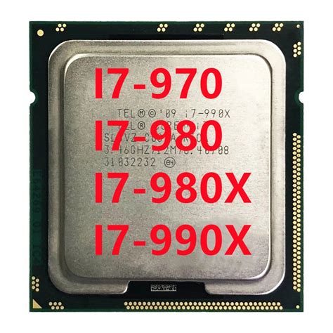 I7-970 I7-980 I7-980X I7-990X Six Core CPU Processor LGA 1366 Support ...