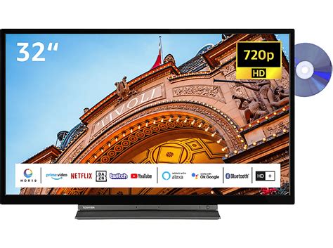 TOSHIBA 32WD3C63DAW LED TV (Flat, 32 Zoll / 80 cm, HD-ready, SMART TV ...