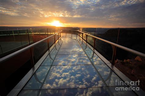 Grand Canyon West - Eagle Point Skywalk 3 Photograph by Anthony Schafer