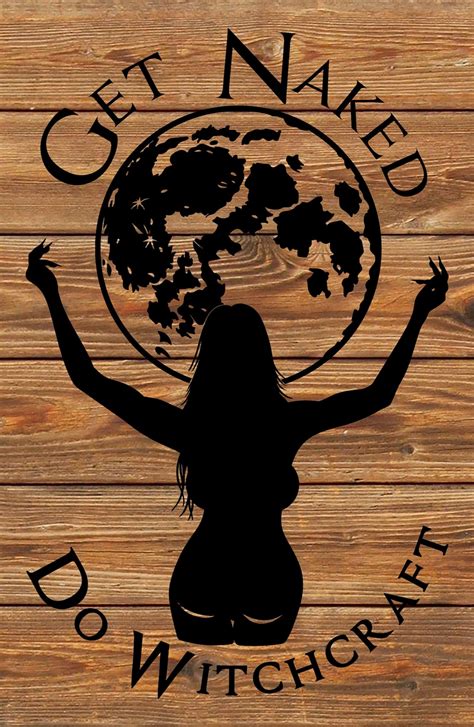 PNG SVG File Wiccan Witch Wicca Naked Woman Witchcraft Tattoo Stencil For Cricut Vinyl Cutter Etsy