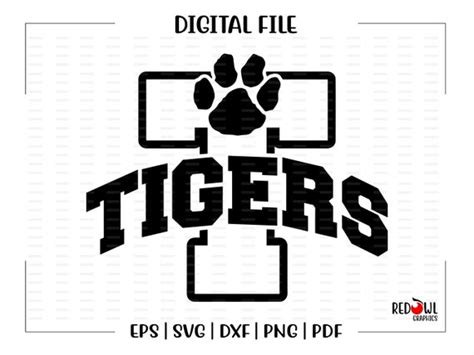 Tiger Svg Tigers Svg Tiger Tigers Team Clipart Mascot - Etsy