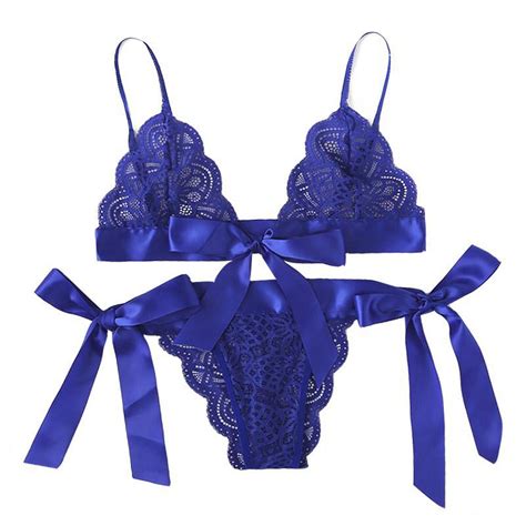 Valentine S Day Flirt Sexy Lingerie Sexy Lingerie Bow Lace Three Point Sexy Set Exotic Set