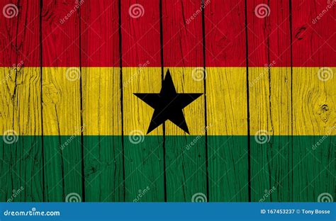 Ghana Flag Painted With Brush Royalty Free Stock Photo Cartoondealer