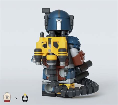 The Heavy Gunner Jb X Coldblood Custom Minifigure