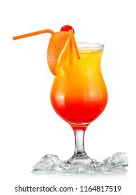 Sex On Beach Cocktail On White Foto De Stock Editar Ahora