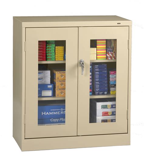 Tennsco - Storage Made Easy - Standard Counter High Cabinet with C-Thru