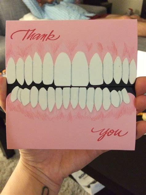 Thank You To The Dentist For A Wonderful Set Of Teeth Special Cards