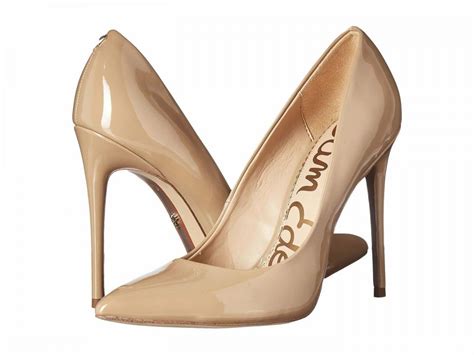 Sam Edelman Womens Pumps Danna Classic Nude Patent Housebyt