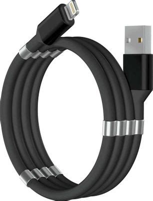 Кабель Interstep Lightning (m) - USB (m), 1.2м, в оплетке, 2.1A, черный ...