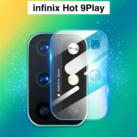 สงจากไทย เกบเงนปลายทาง ฟลมกระจกเลนสกลอง 1ชน infinix Hot 9Play