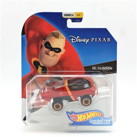 Машинка Mattel Hot Wheel Disney The Incredibles Mr Incredible купить на OZON по низкой цене