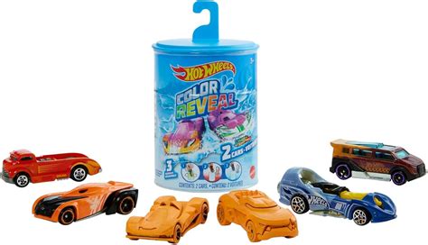 Hot Wheels Color Reveal Deux Voitures Mystère Qui Changent De Couleur Dans L eau Modèle