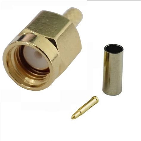 Aliexpress Buy Sma Male Plug Rf Coax Sma Connector Crimp For