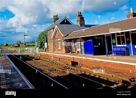 Hammerton railway station, North Yorkshire, England Stock Photo - Alamy
