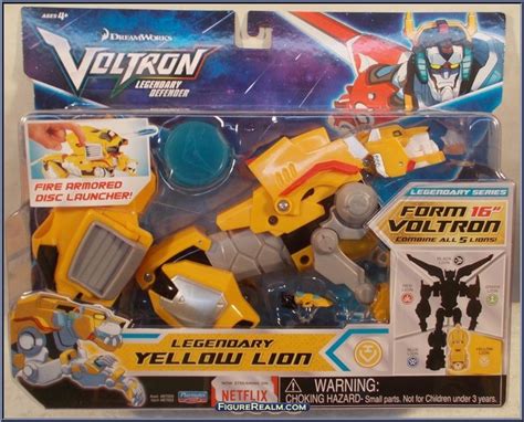 Legendary Yellow Lion Voltron Legendary Defender Combinable Playmates Action Figure