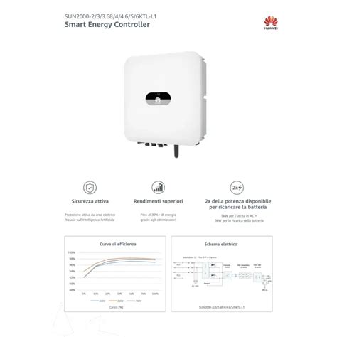 Huawei Sun2000 5ktl L1 Inverter Monofase Ibrido Da 5 Kw