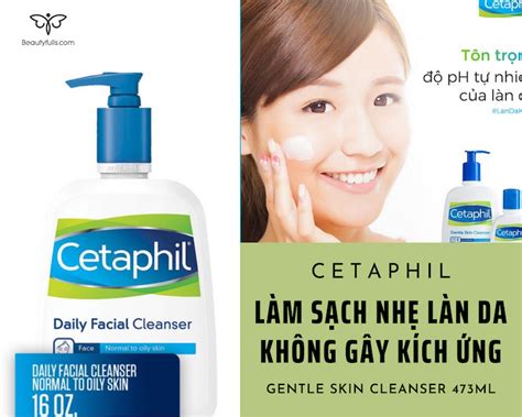 Sữa Rửa Mặt Cetaphil 473ml Gentle Skin Cleanser Dịu Nhẹ Cho Da
