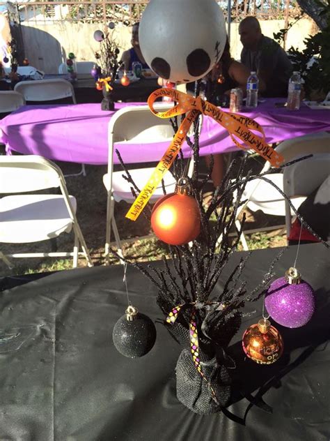 Nightmare Before Christmas Birthday Party Center Piece Christmas