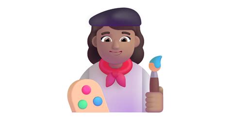 Woman Artist Medium Free Vector Icon Iconbolt