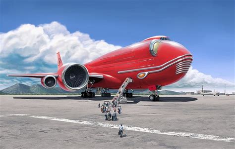 wallpaper mountains people  plane  airfield big plane images