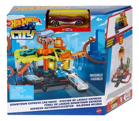 Pista Hot Wheels City Autolavado De La Ciudad Mattel