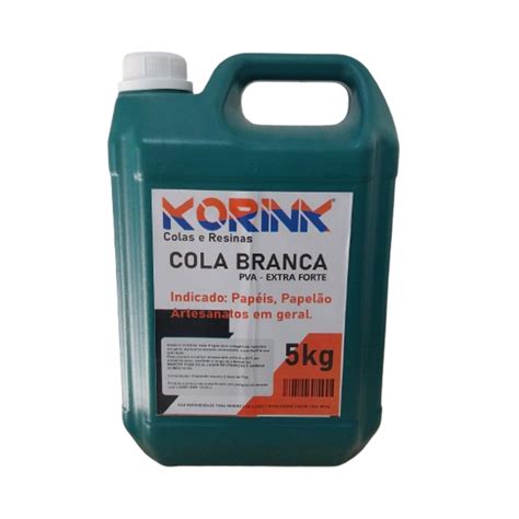 Cola Branca Líquida KORINK Extra Adesivo PVA 1KG Escorrega o Preço