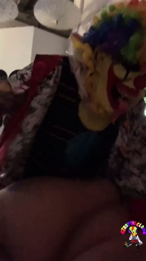 Sexy Ass BBW Slut Takes Big Clown Dick