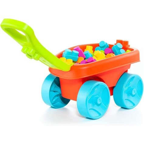 Set de construcție Molto 23460 Конструктор в тележке WAGON BLOCKS RED ...