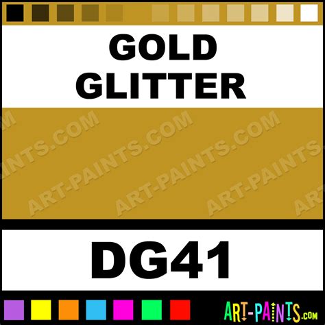 Gold Glitter Acrylic Enamel Paints Dg41 Gold Glitter Paint Gold