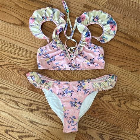 LoveShackFancy Swim Loveshackfancy Bikini Xs Bikini So Cute And Perfect For Resort Season