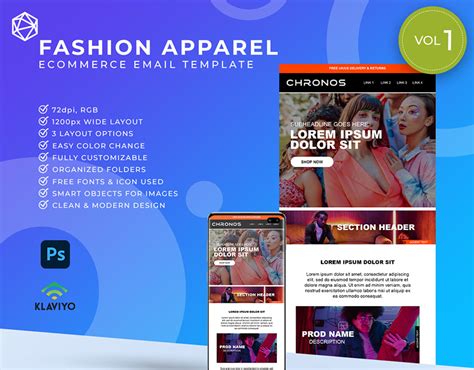 Fashion Apparel Email Template On Behance