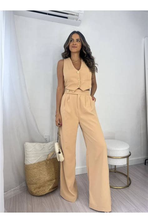 Cal A Wide Leg Nude Ginie Sublime