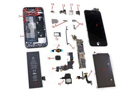 Как разбирается iPhone 5 и 5s: пошаговая инструкция вскрытия айфона ...