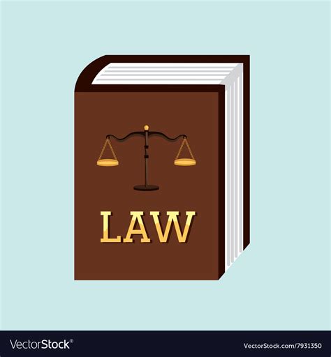 law concept design royalty  vector image vectorstock