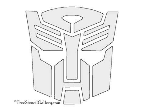 Transformers Coloring Pages Autobot Symbol