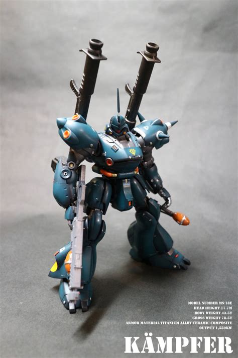 Yahooオークション 1144 Hguc ケンプファー 塗装改造完成品