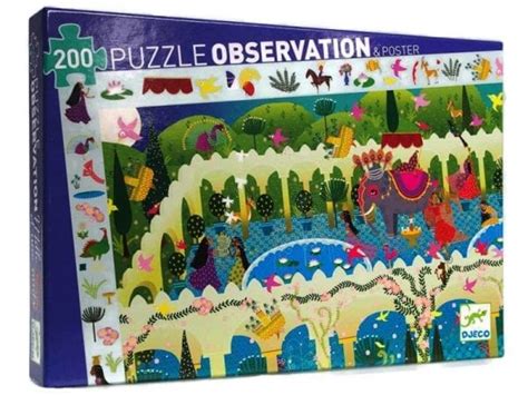 Observation Puzzle 200 Pieces 1001 Nights Djeco Calm Store