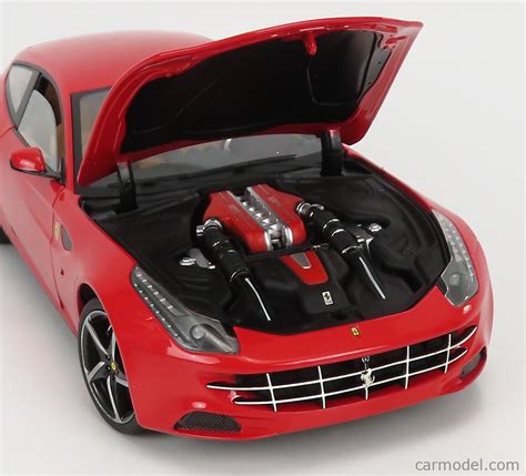 Mattel Hot Wheels W Scala Ferrari Ff Ferrari Four Rosso Corsa Red