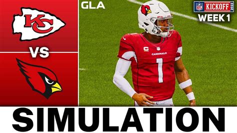 Chiefs Vs Cardinals Week 1 Simulation 2023 Rosters Madden 22 Ps5