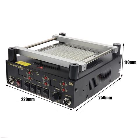 Gordak Multi Functional Preheat Station Soldering Iron Desoldering Hot Air Gun Soldering