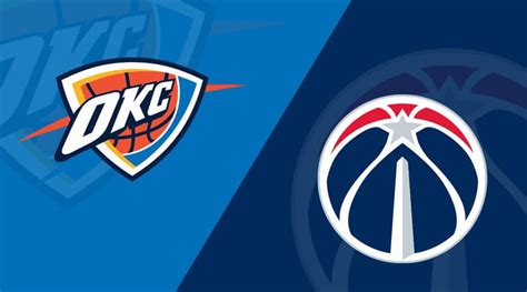 Oklahoma City Thunder Vs Washington Wizards 010619 Starting Lineups