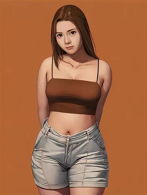 Beautiful Sexy Cartoon Girl Digital Art By Mounir Khalfouf Pixels