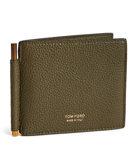 Tom Ford Leather Money Clip Wallet Harrods Au