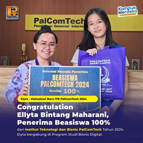 beasiswa institut palcomtech  raih cita citamu  kuliah