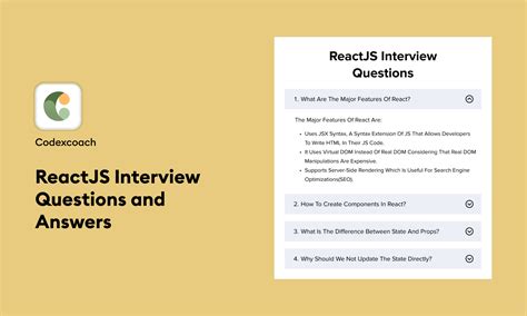 Reactjs Interview Questions And Answers