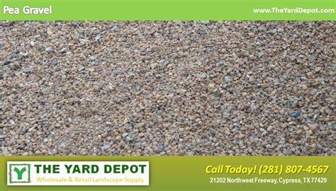 Pea Gravel Houston Landscape Supplier Landscape