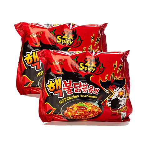 Samyang Buldak Jjajang Korean Spicy Hot Chicken Stir Fried Noodles Oz Pack Of Chicken